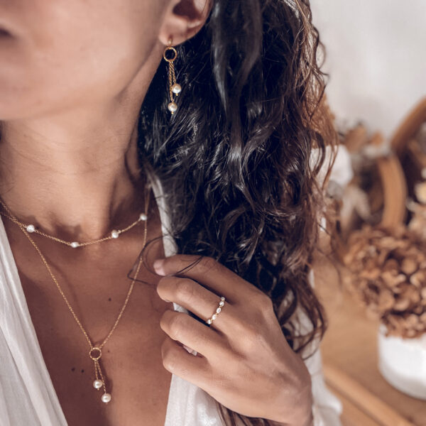 Boucles d'oreilles Perles – Image 2