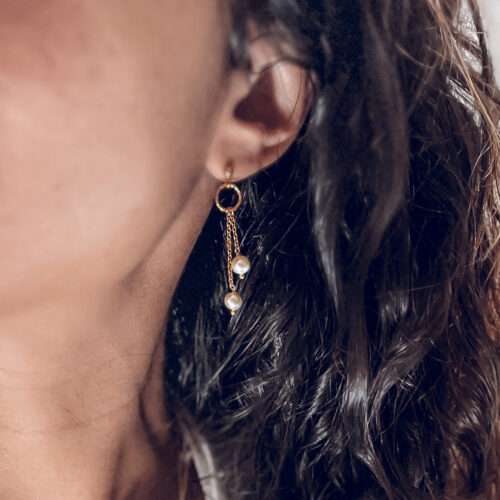 Boucles d'oreilles Perles
