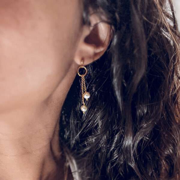 Boucles d'oreilles Perles